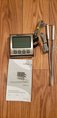 ThermoPro Meat Thermometer Dual Probe Digital Cooking Grill Thermometer w/Timer