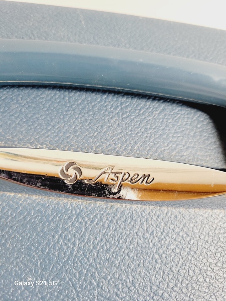 Vintage JC Penney Samsonite Aspen Beauty Travel Case Co Blue With Key