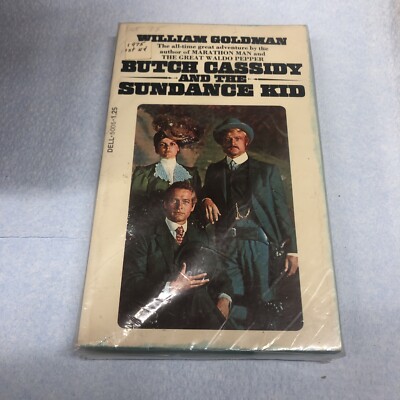 1st Ed Butch Cassidy and the Sundance Kid - Paperback Book 1975 William Goldman