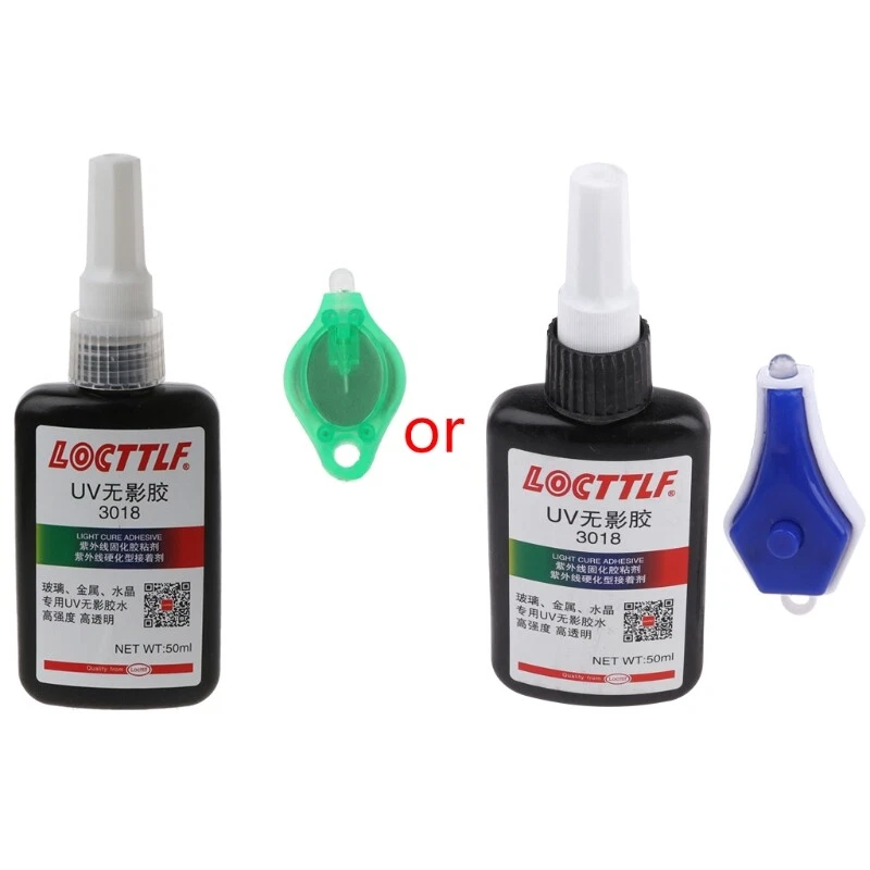 UV Light 50ml UV Glue UV Curing Adhesive Transparent Crystal Glue Adhesive  Glass