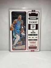 2022-23 Contenders Basketball Tre Mann Game Ticket RED Parallel #81 OKC Thunder