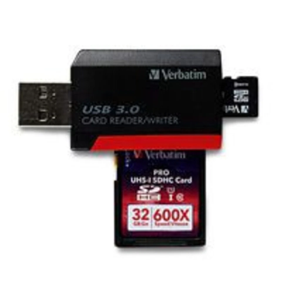 Verbatim Corporation 98538 Pocket Card Reader Usb 3.0 Sd And Microsd Formats - Image 2 of 4