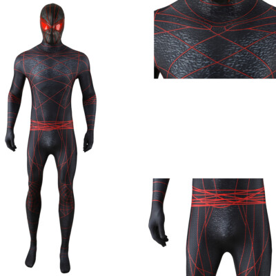 Madame Web Ezekiel Sims Spiderman Jumpsuit Cosplay Costume Suit Halloween Party