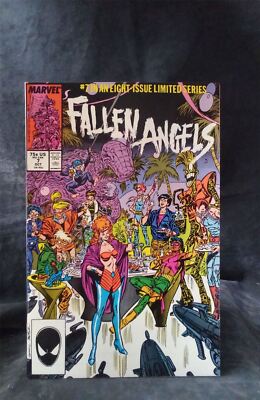 Fallen Angels #7 Direct Edition 1987 Marvel Comics Comic Book b&b