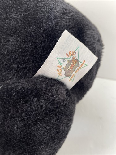 Noah's Ark Animal Workshop Black TEDDY BEAR 12" PLUSH EUC - Picture 5 of 7