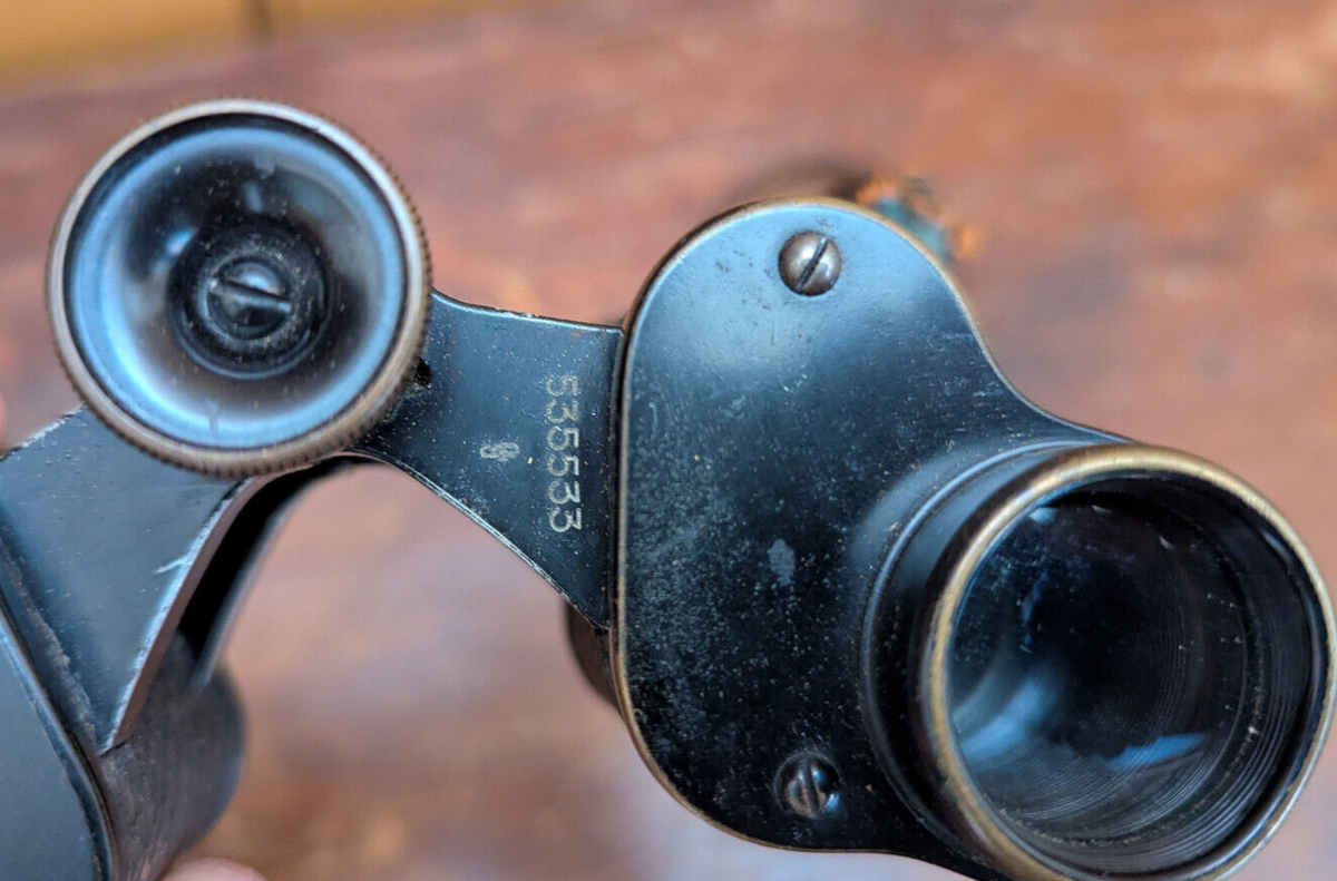 Binoculars C.P. Goerz Berlin - 6x Heli Trieder D.R.P.