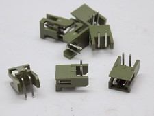 50x Dupont 2 Pin Right Angle Connectors Male Part Header