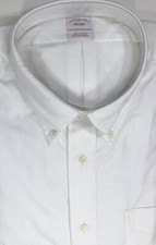 Brooks Brothers Regular The Original Polo Oxford Shirt XL All Cotton White