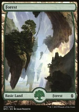 Magic the Gathering MTG Forest (272) Battle for Zendikar   LP