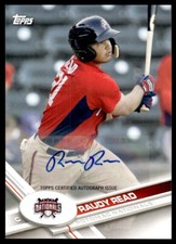 2017 Topps Pro Debut Autographs Raudy Read Auto Potomac Nationals #152