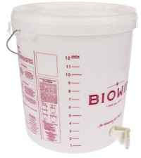 15 Litre Fermentation Bucket Handle & Lid Vessel + Tap + Airlock Home Brew Beer