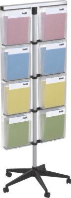 HELIT H68113 Prospektbodenständer Präsentationssystem helit placativ Bodenstände