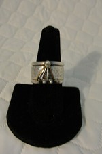 Handmade Sterling Silver Spinner Ring Size 9 New 