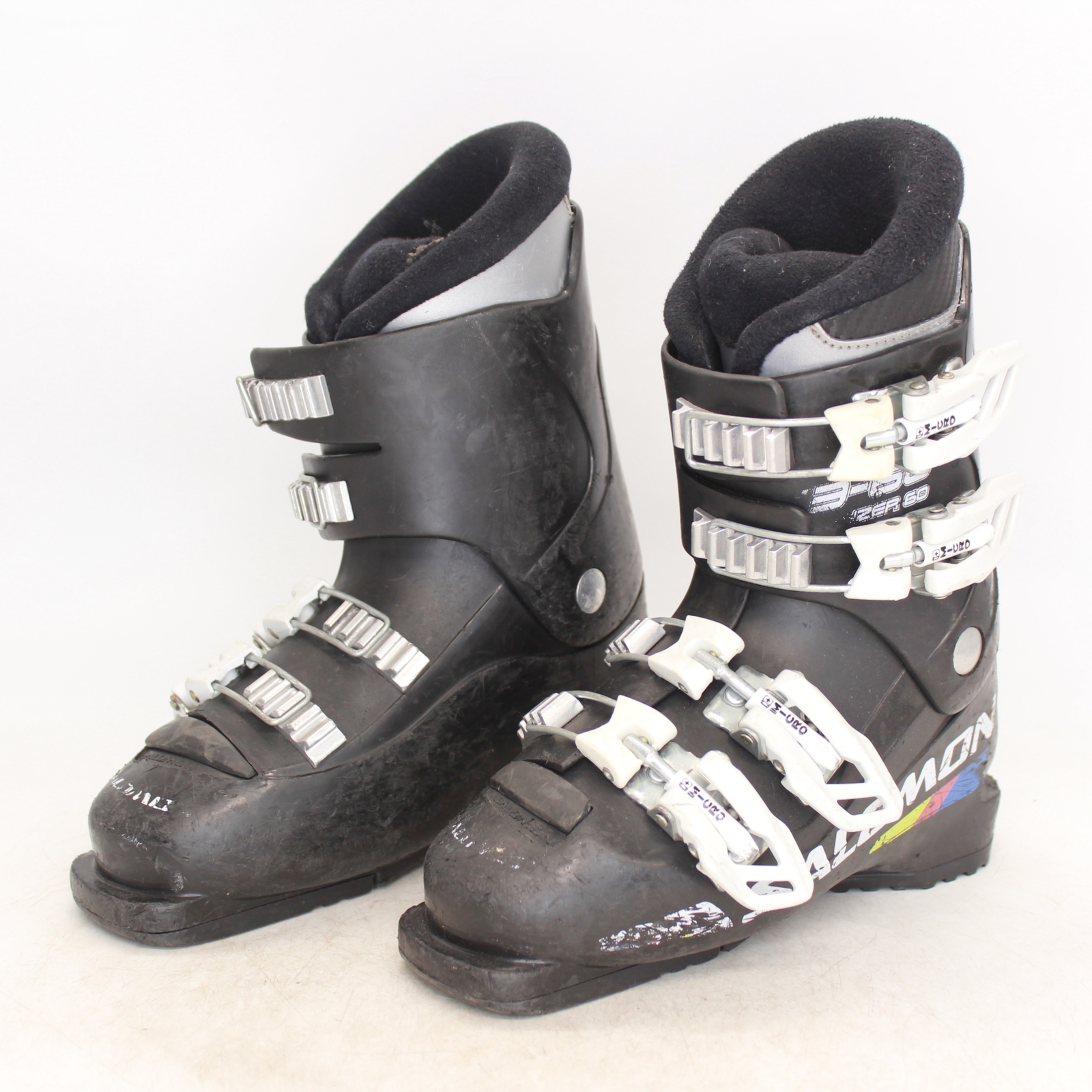 Scarponi da sci Salomon X3 60 Energyzer 60 Junior taglia 1 5 Mondo 19 5 usati