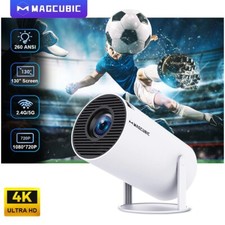 Projecteur 4K Transpeed Android 11 & WiFi 6 Bluetooth 5.0 et projection flexible