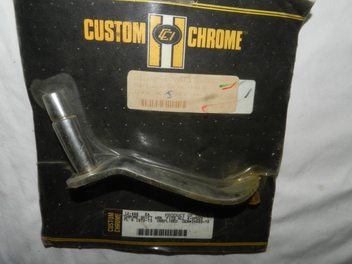 Custom Chrome Shift Arm all 4 speed FL's 70-73 Unsplined 34660-70