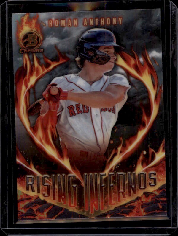 2024 Bowman Chrome Rising Infernos #RI18 Roman Anthony
