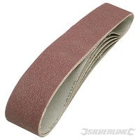 Silverline ~ SchleifbäNder 50 X 686Mm, 5Er Pckg. 80Er KöRnung 463484