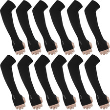 6 Pares De Mangas De Brazo Para Hombres Y Mujeres Proteccion Solar UV Brazos