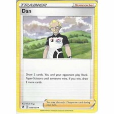 158/192 Dan Uncommon Trainer Card Pokemon TCG Sword & Shield Rebel Clash SWSH02