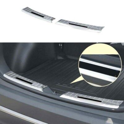 Fit For Toyota Corolla Cross 2022-2023 Steel Inner Rear Bumper Guard Silver 2pcs