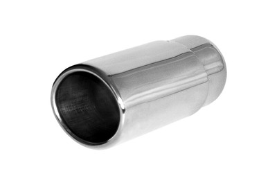 Brand New Polished Stainless Double Wall Oval Straight Exhaust Tip
