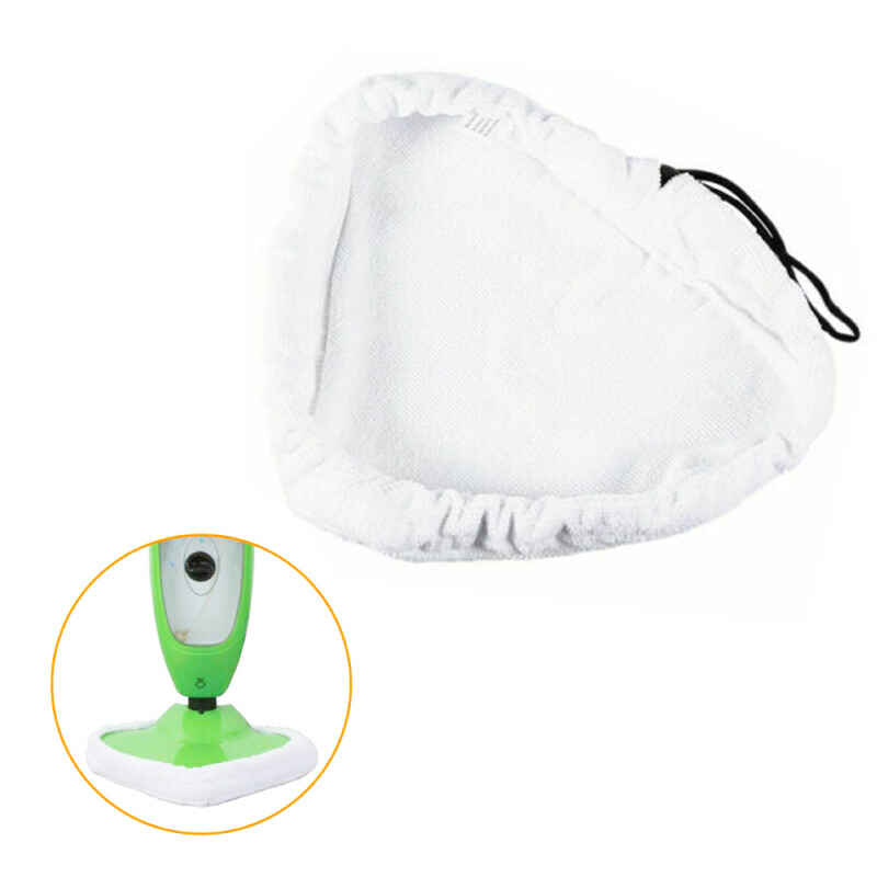 PANNO triangolare ricambio UNIVERSALE per SCOPA A VAPORE in MICROFIBRA laccio