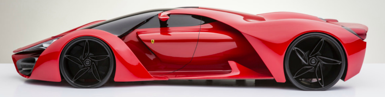 FERRARI Race Car Racing Hypercar Concept Red Custom Built LARGE 1:12SCALE MODEL
