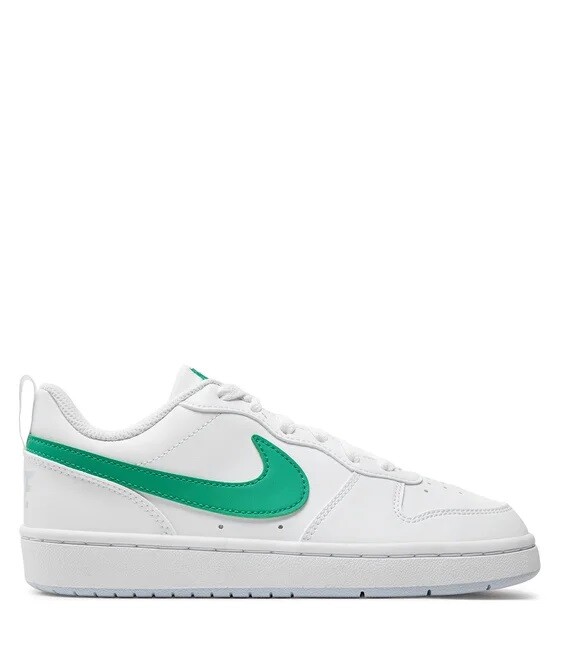 SCARPE NIKE DONNA RAGAZZO COURT BOROUGH LOW RECRAFT GS BQ5456 109 BIANCO VERDE