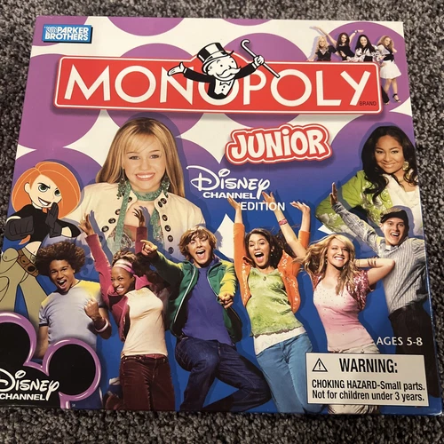 Monopoly Junior Disney Channel Edition Game Complete 2007