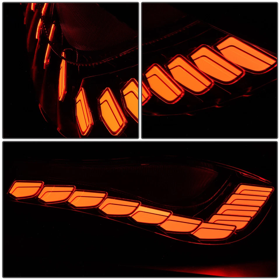 Luz trasera VLAND GTS F87 M2 F22 BMW SERIE 2 secuencial OLED roja 14-21 Foto 2 de 4