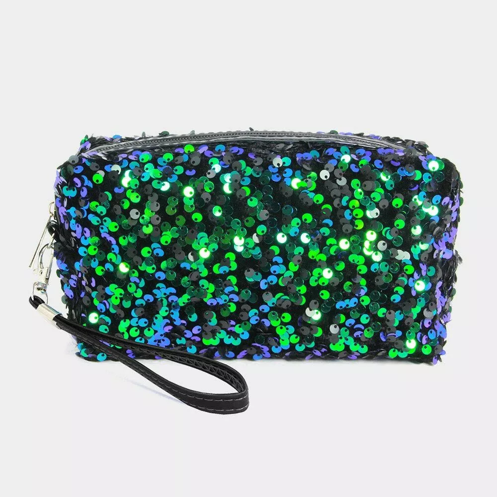 Sequin 2025 makeup pouch
