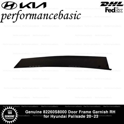 Genuine 82260S8000 Door Frame Garnish RH for Hyundai Palisade 20-23