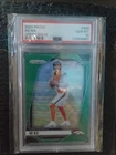 2024 Panini Prizm - Rookies Bo Nix #309 Green Wave Prizm (RC)