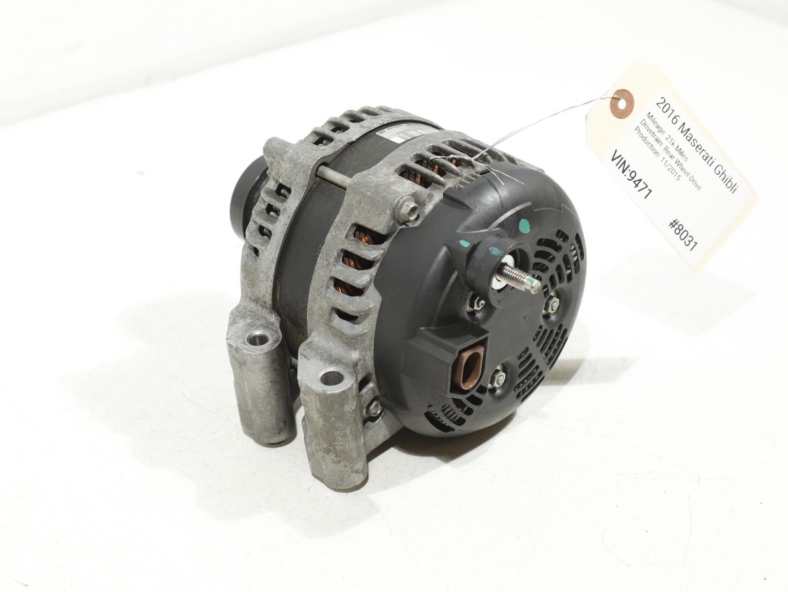 2014-2020 Maserati Ghibli Engine Alternator Generator Motor 30318724485 OEM