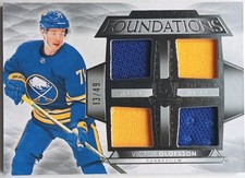 2021-22 UD The Cup Foundations Victor Olofsson /49 Buffalo Sabres 