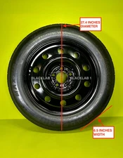 SPARE TIRE 165/80-17" FITS:2018 2019 2020 2021 2022 HONDA CRV CR-V