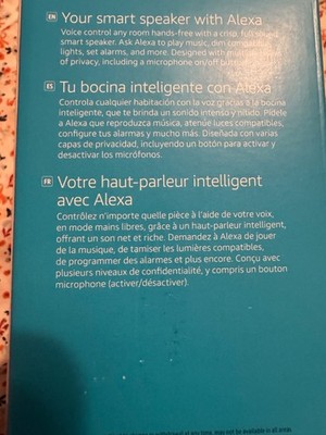 Amazon Echo Pop Smart Speaker - Charcoal