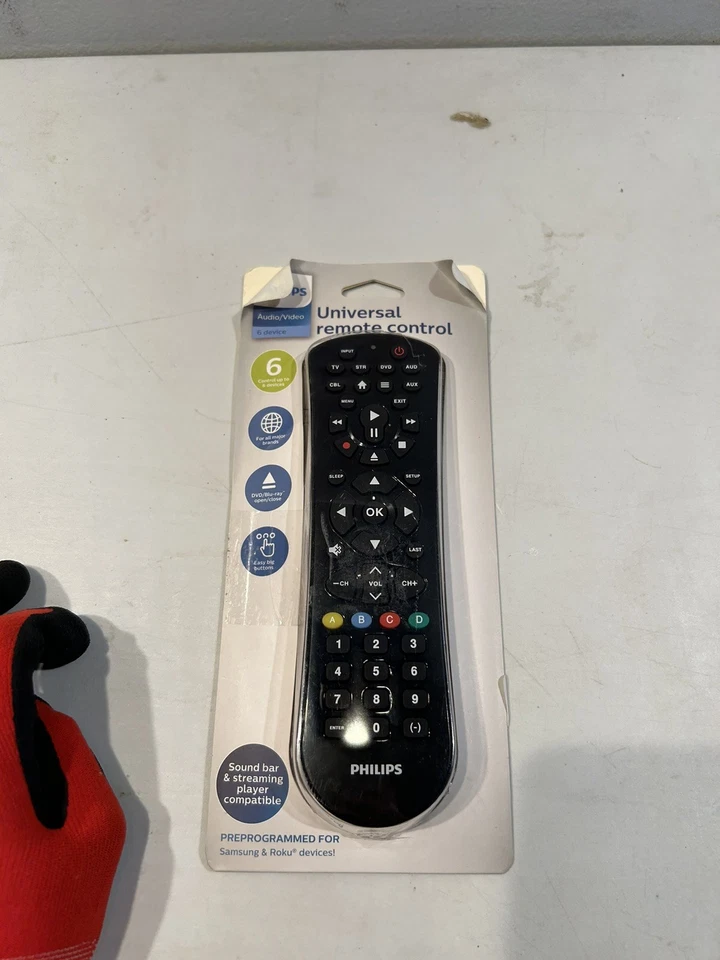 Philips Universal Smart Remote Control Controller Audio Video 6 Device - Image 3 of 4