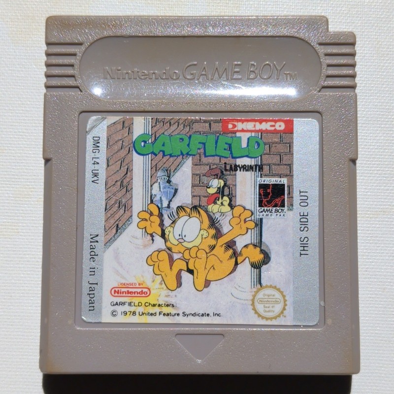 Kemco Garfield Labyrinth Nintendo Game Boy PAL Cartridge MPN DMG-L4-UKV