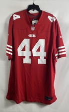 Nike Men's San Francisco 49ers Kyle Juszczyk #44 Red Football Jersey NWT Sz 3XL