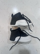 Nike Air Jordan 12 Retro TD Playoffs Black/White Size 6c Toddler