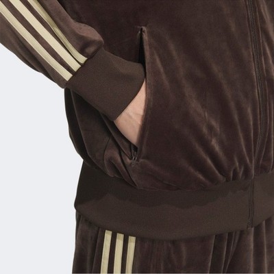 Adidas FB TT Velour Track Top - Dark Brown / KD9373 / Expedited