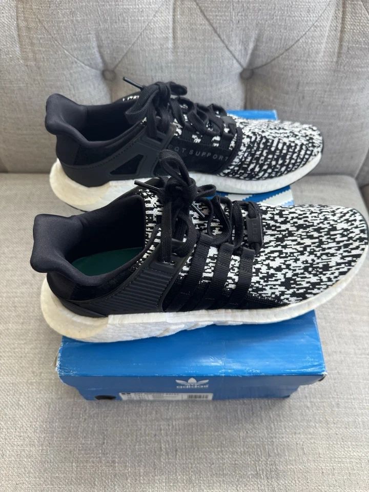 Adidas EQT 93/17 Black Glitch - Image 4 of 4