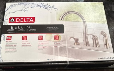 Delta Kitchen Faucet Bellini Kitchen Faucet NIB 11946-SSSD-DST