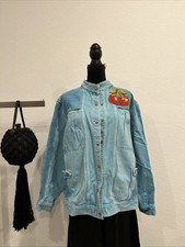 Gucci Cherry Green Cotton Wash Dyed Jacket Sz 38 (item 21.3)