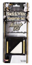 Black White Makeup Costume Accessory Kit
