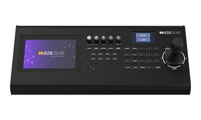 BZBGEAR 4K UHD Serial IP 4-Channel Production Switcher/Joystick Controller Combo