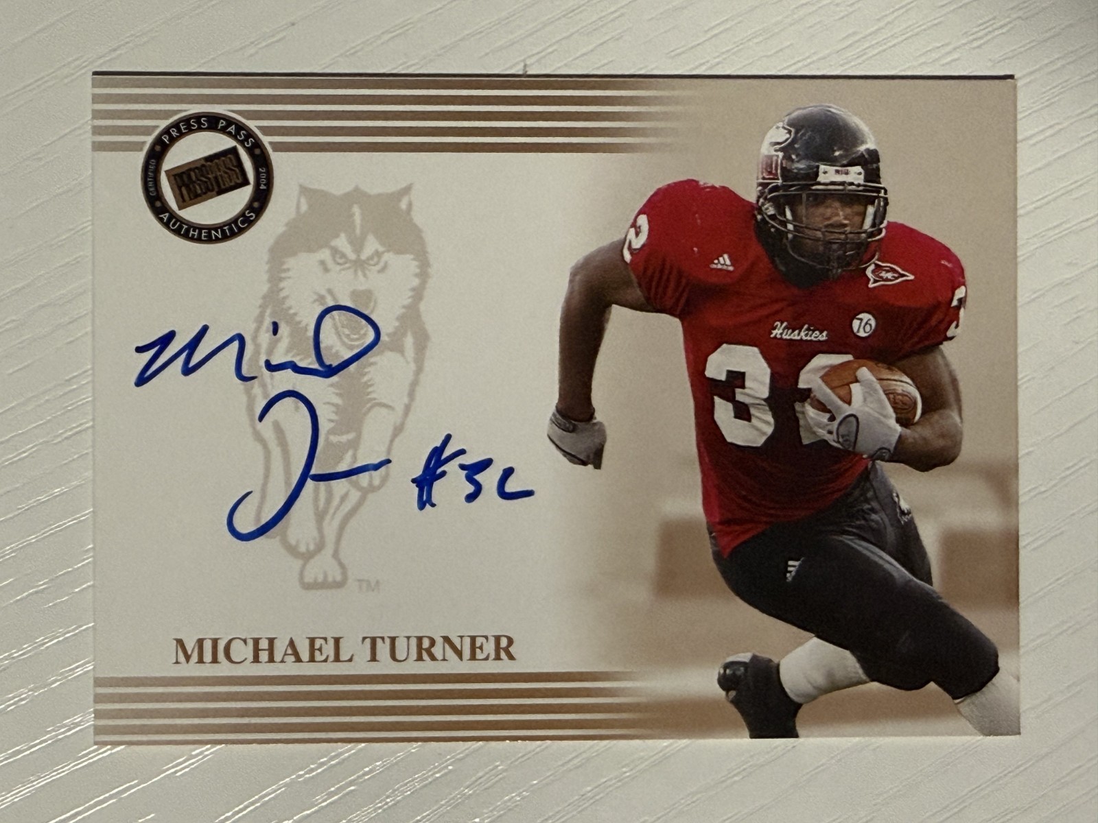 Michael Turner Press Pass Certified Autograph # Bronze