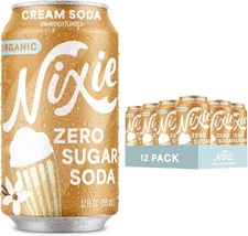 12oz Cans (12 Pack), Caffeine Free, 0 Calories, 0 Sugar, Non-GMO, Healthy S